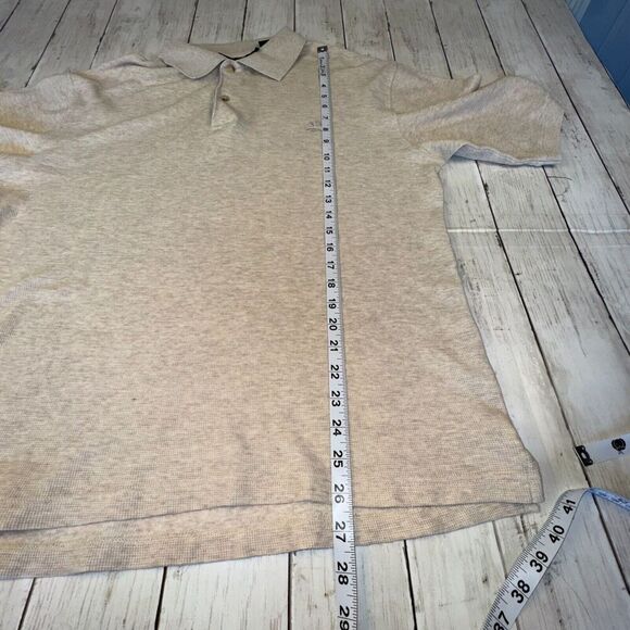 VINTAGE-TIMBERLAND MEN'S POLO SHIRT Medium Gray Short Sleeve Collared - Picture 9 of 9